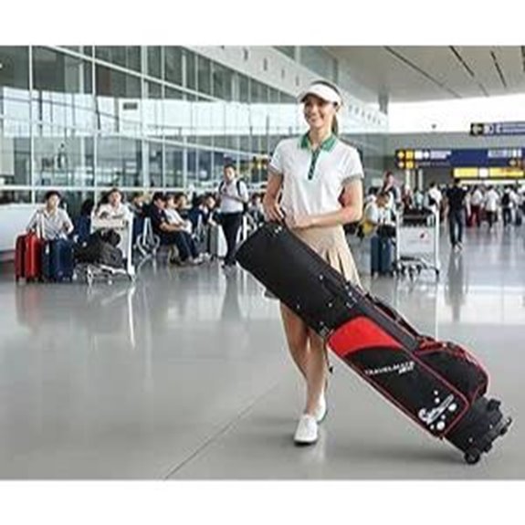 A99Golf Travel Bag with Cover and TSA Lock