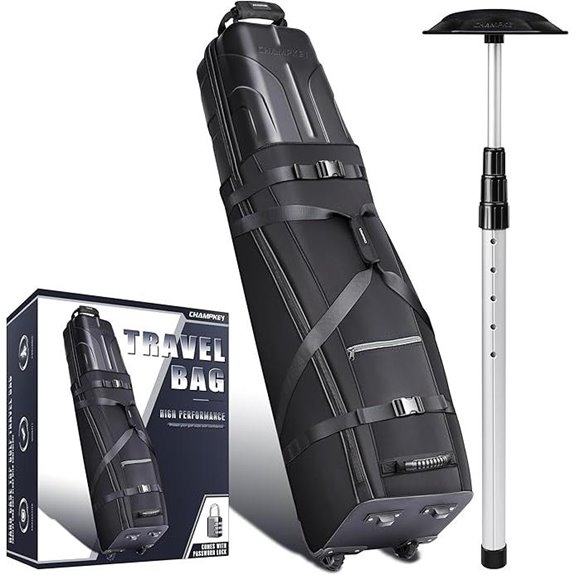 golf travel bag with lock