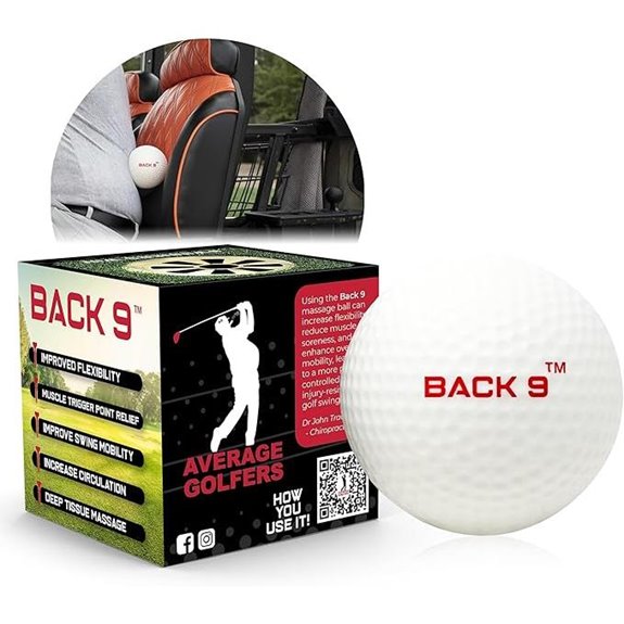 Back 9 Golfers Massage Ball for Muscle Therapy