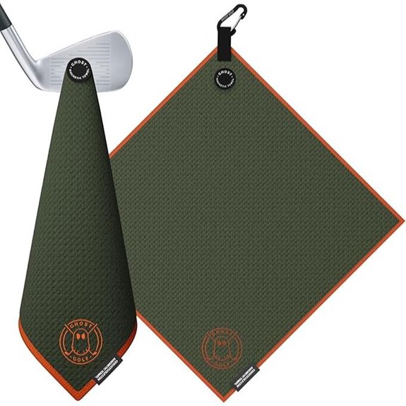 Ghost Golf Magnetic Microfiber Golf Towel (Green)