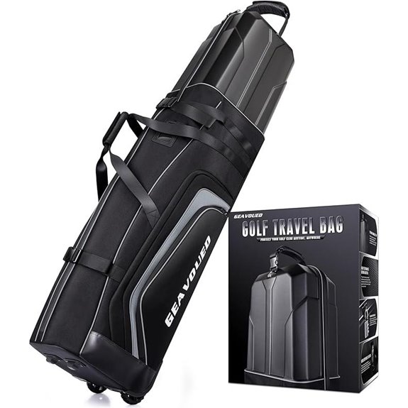 Golf Travel Bag with Hard Case and Wheels