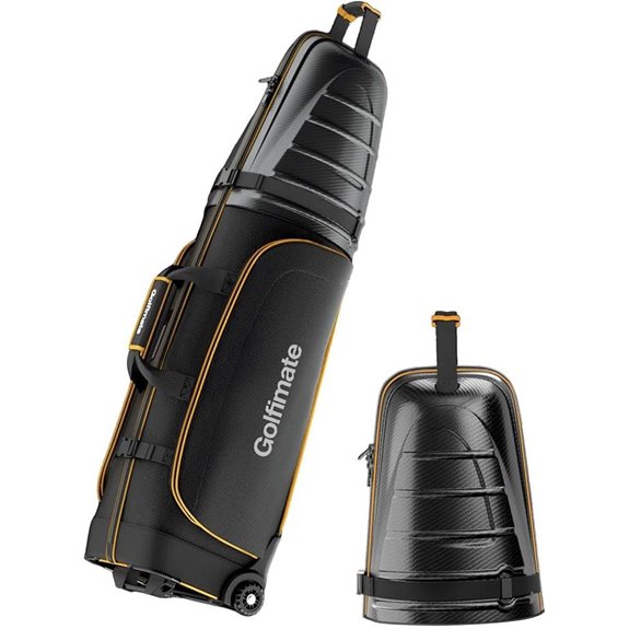 Golf Travel Bag with Hard Top and Spacious Pockets