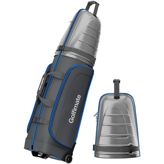 Golf Travel Bag with Hard Top and Pockets