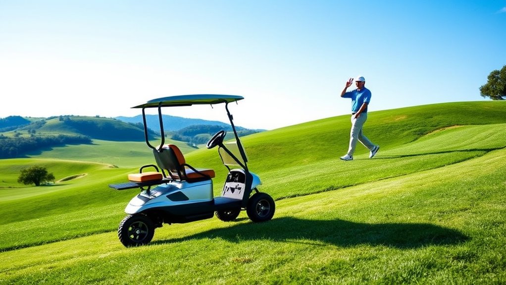 hilly terrain golf carts