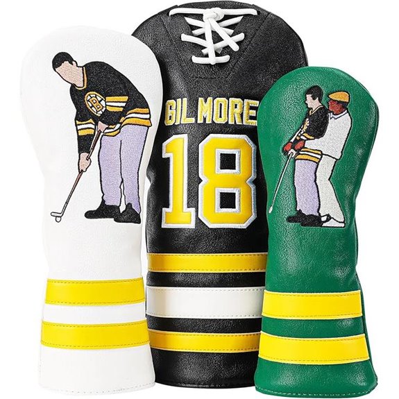 humorous leather golf covers