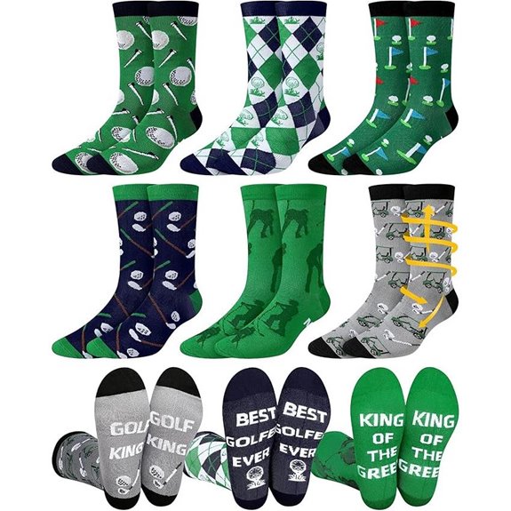 humorous men s golf socks