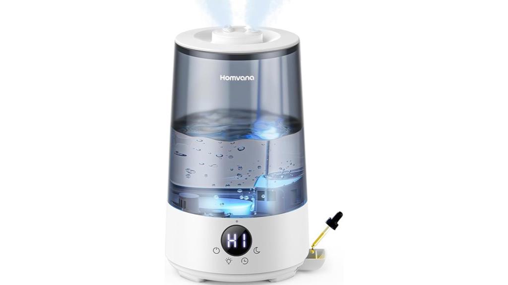humvana 3 6l humidifier light