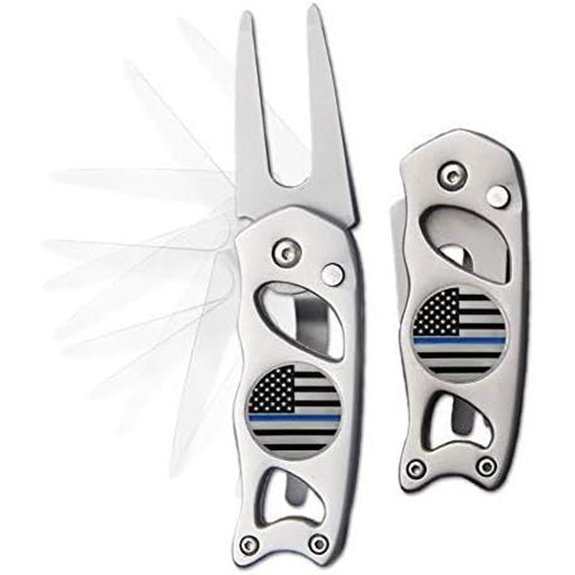 Indiana Thin Blue Line Golf Divot Repair Tool