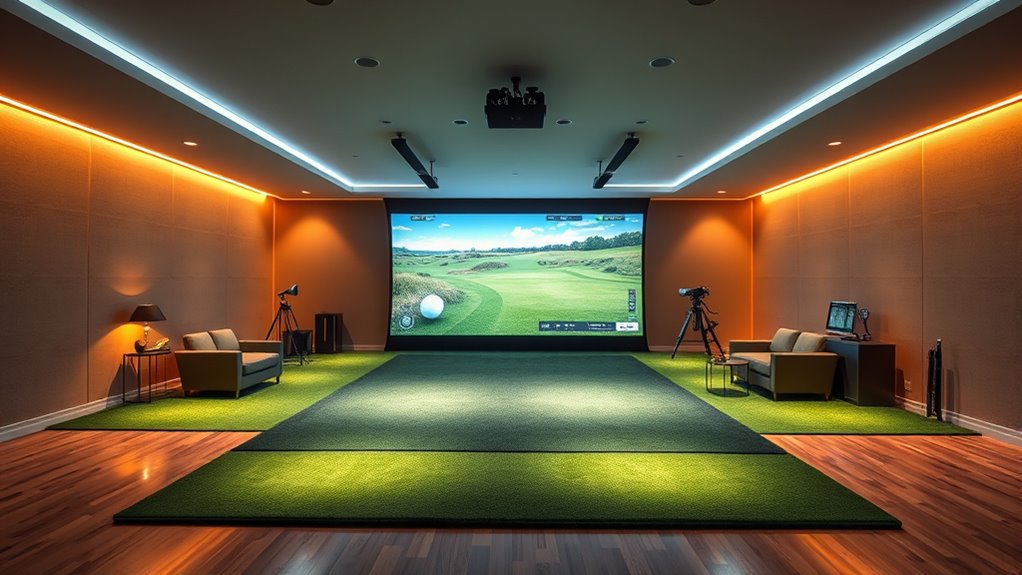 indoor golf studio essentials