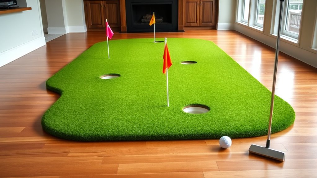 indoor multi hole putting greens