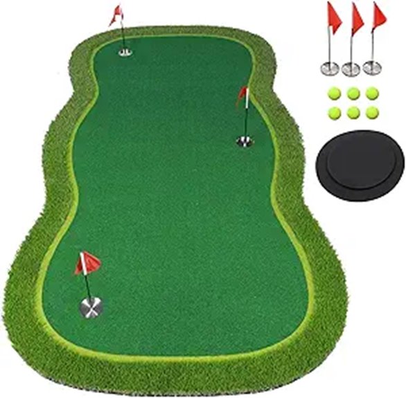 Golf Putting Green/Mat for Indoor/Outdoor Practice