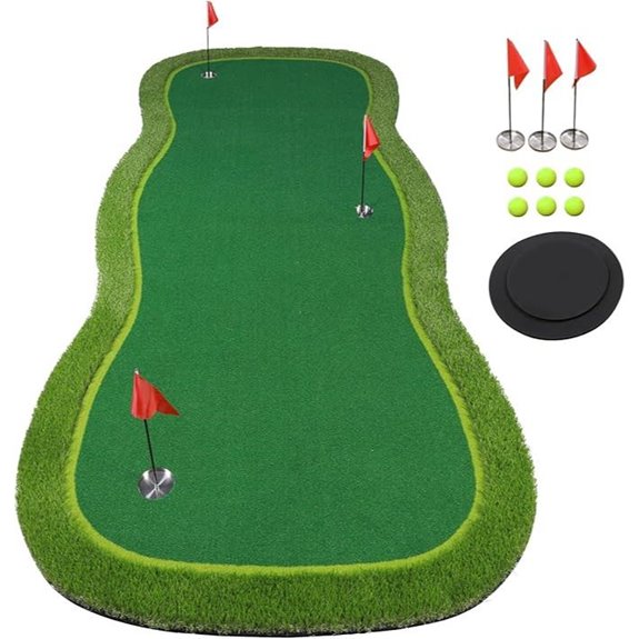 Golf Practice Mat for Indoor and Outdoor Use