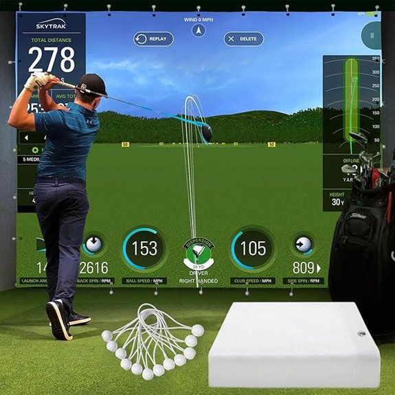indoor outdoor golf screen