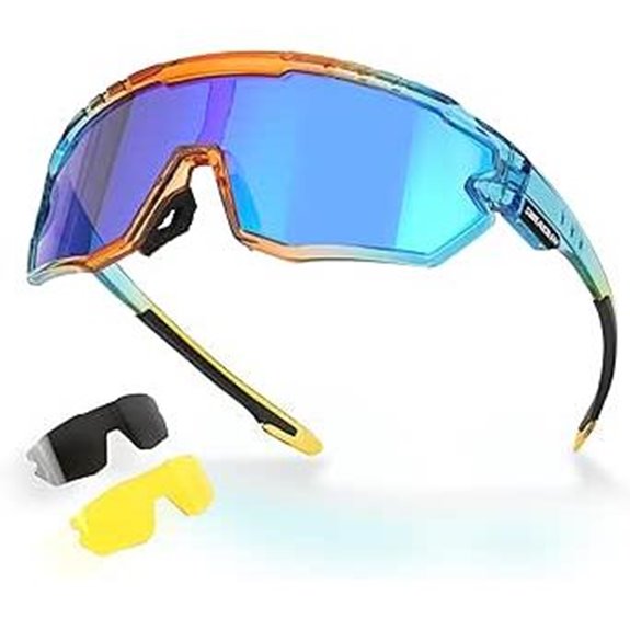 Polarized Kids & Adults Sports Sunglasses with 3 Lenses