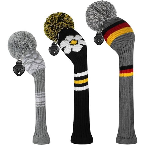 knit golf head covers
