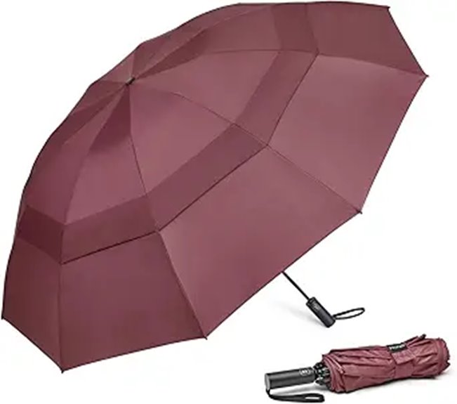 Prospo Large Travel Umbrella with Auto Open/Close