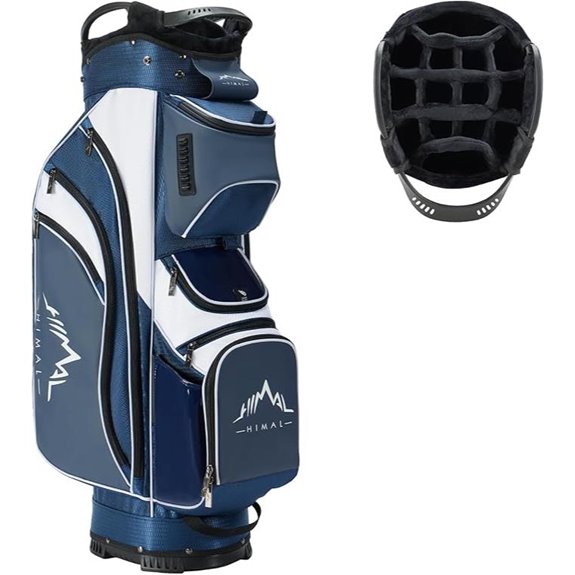 14-Way Golf Cart Bag with Full Length Divider
