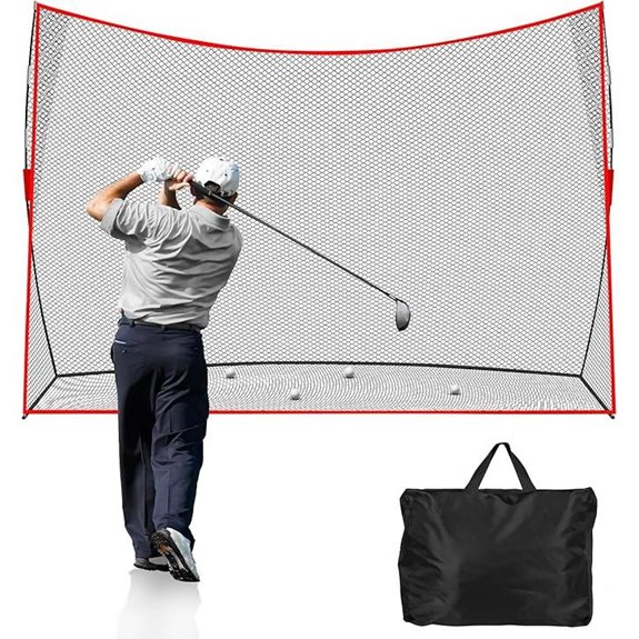 Heavy Duty 10x7ft Golf Practice Net with Carry Bag