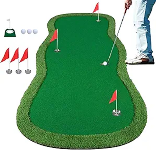 Large Indoor/Outdoor Golf Putting Mat