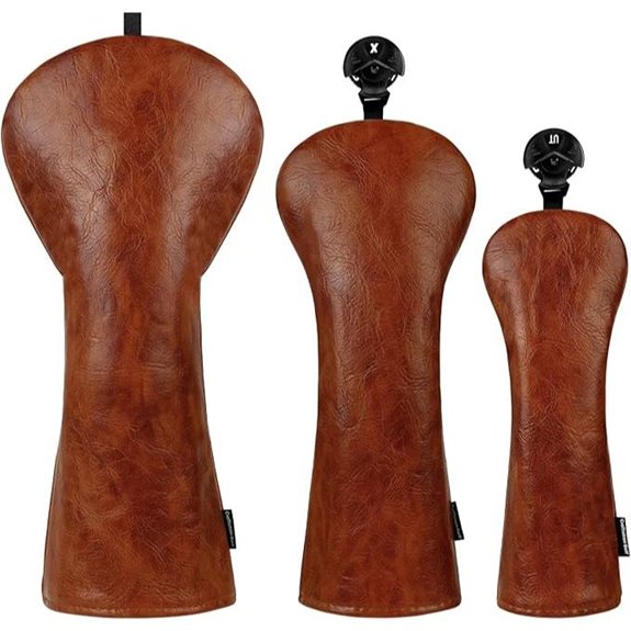 Craftsman Golf Leather Mallet & Wood Headcover