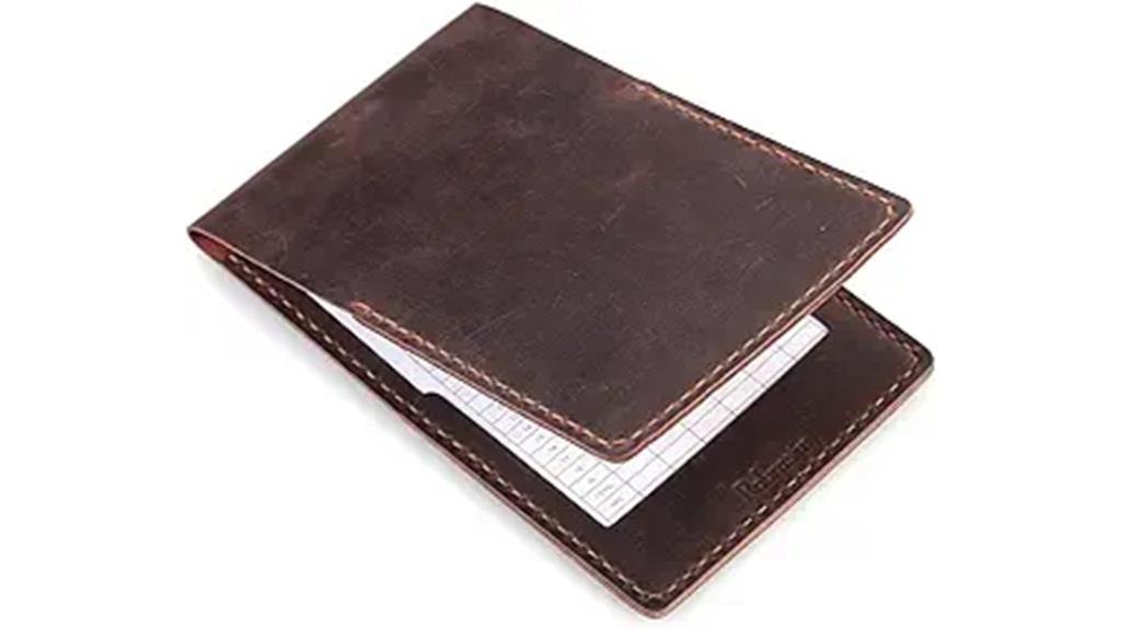 leather yardage book cover