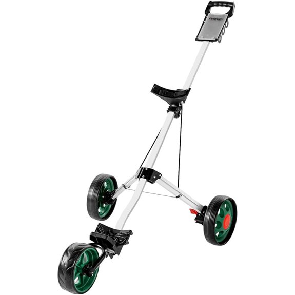 FINCHLEY Lightweight Foldable 3-Wheel Golf Push Cart