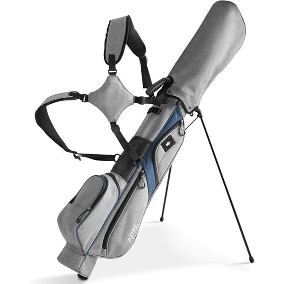 Lightweight Golf Stand Bag with Rain Cover and Straps