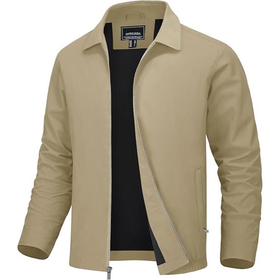 lightweight golf windbreaker jacket
