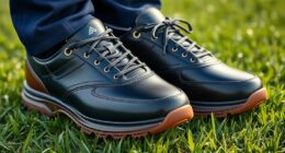 luxurious wide fit golf shoes