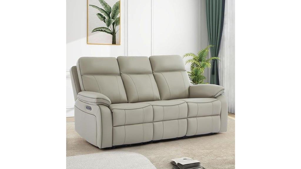 luxury breathable power recliner