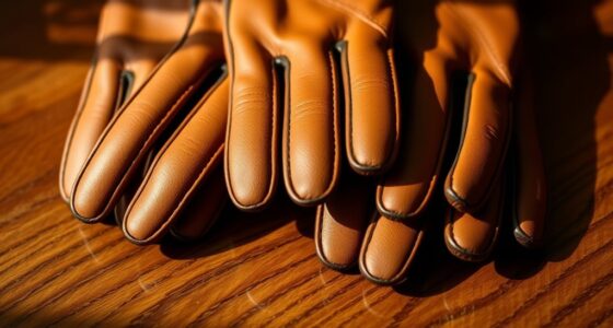 luxury cabretta leather golf gloves
