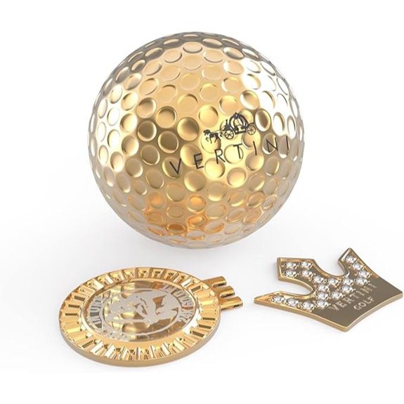 24K Gold Golf Gifts Set for Men and Women