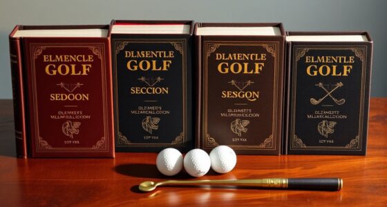 luxury golf book gift set