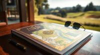 luxury golf course yardage books