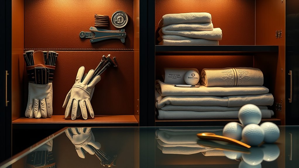 luxury golf locker storage