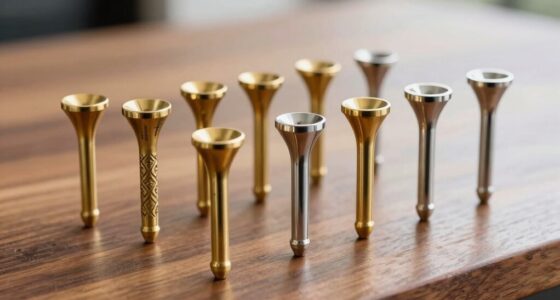 luxury golf tee selection