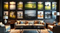 luxury golf wall decor