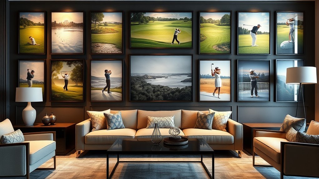 luxury golf wall decor