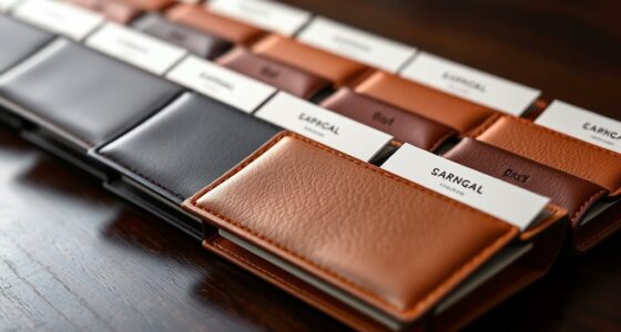 luxury leather golf accessories