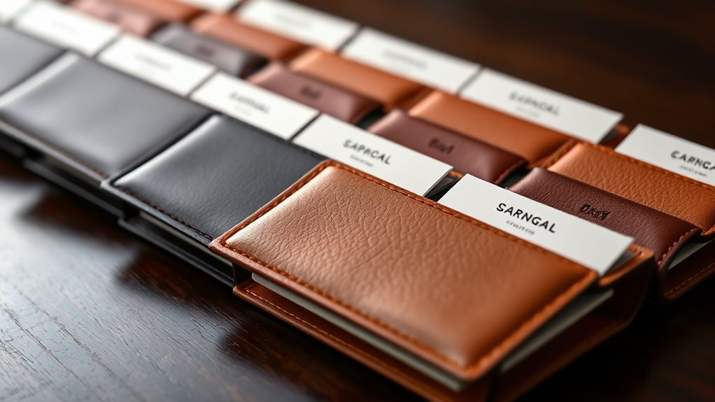 luxury leather golf accessories