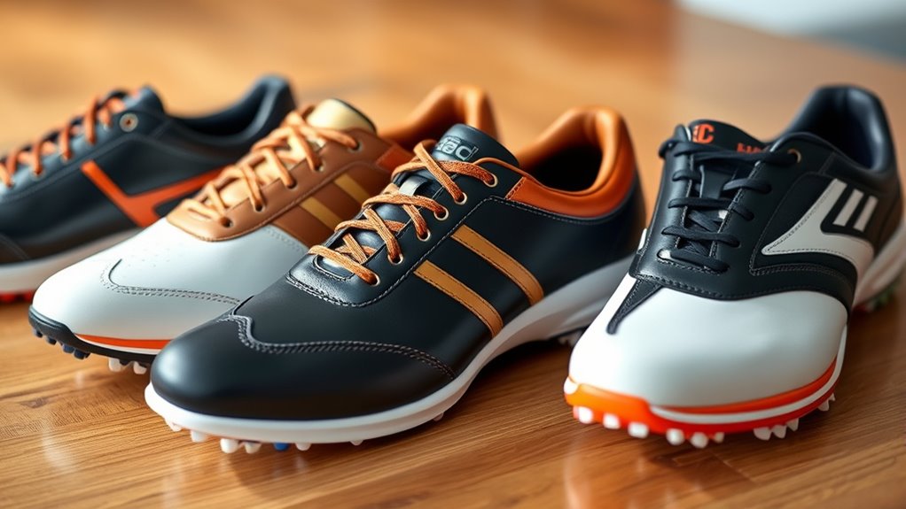 luxury performance golf shoes