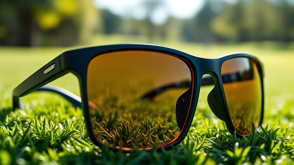 luxury photochromic golf eyewear