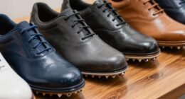 luxury spikeless golf shoes