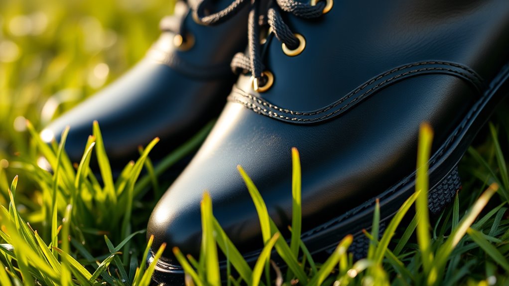 luxury waterproof golf footwear