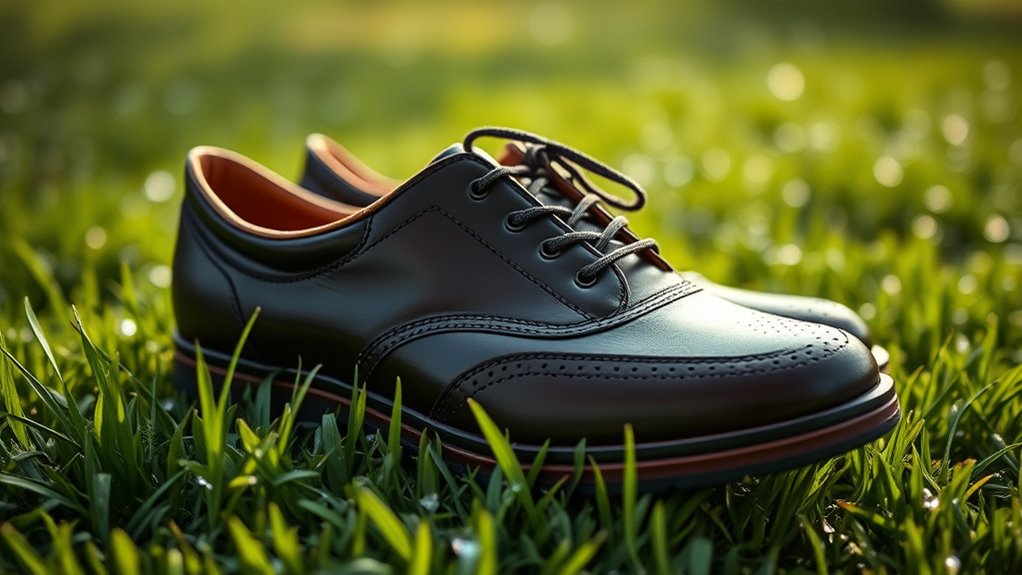 luxury waterproof golf shoes