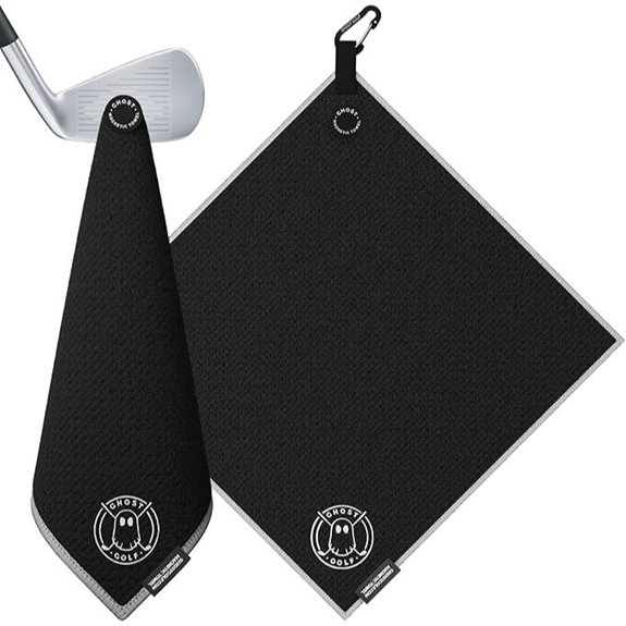 Ghost Golf Magnetic Microfiber Towel for Golf Clubs