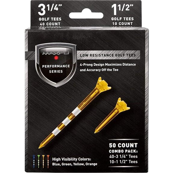 Maxfli Performance Golf Tees 50 Pack