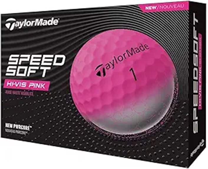 TaylorMade SpeedSoft Golf Balls (Maximum Distance & Soft Feel)