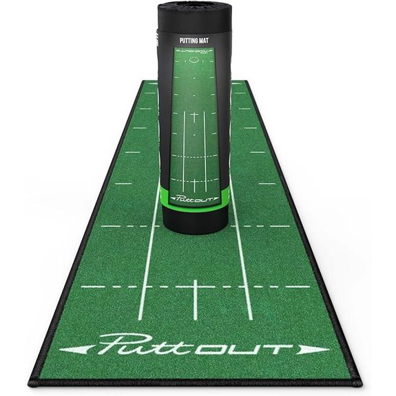 medium length golf putting mat