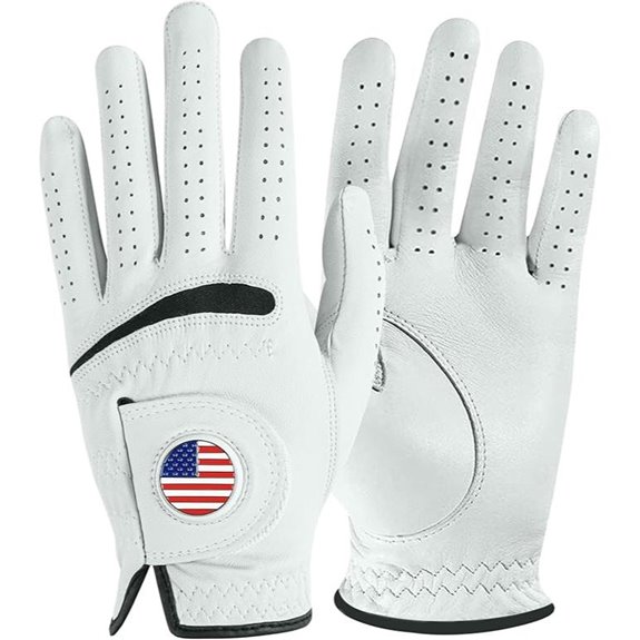 Cabretta Leather Golf Gloves for Men (1 Pack)